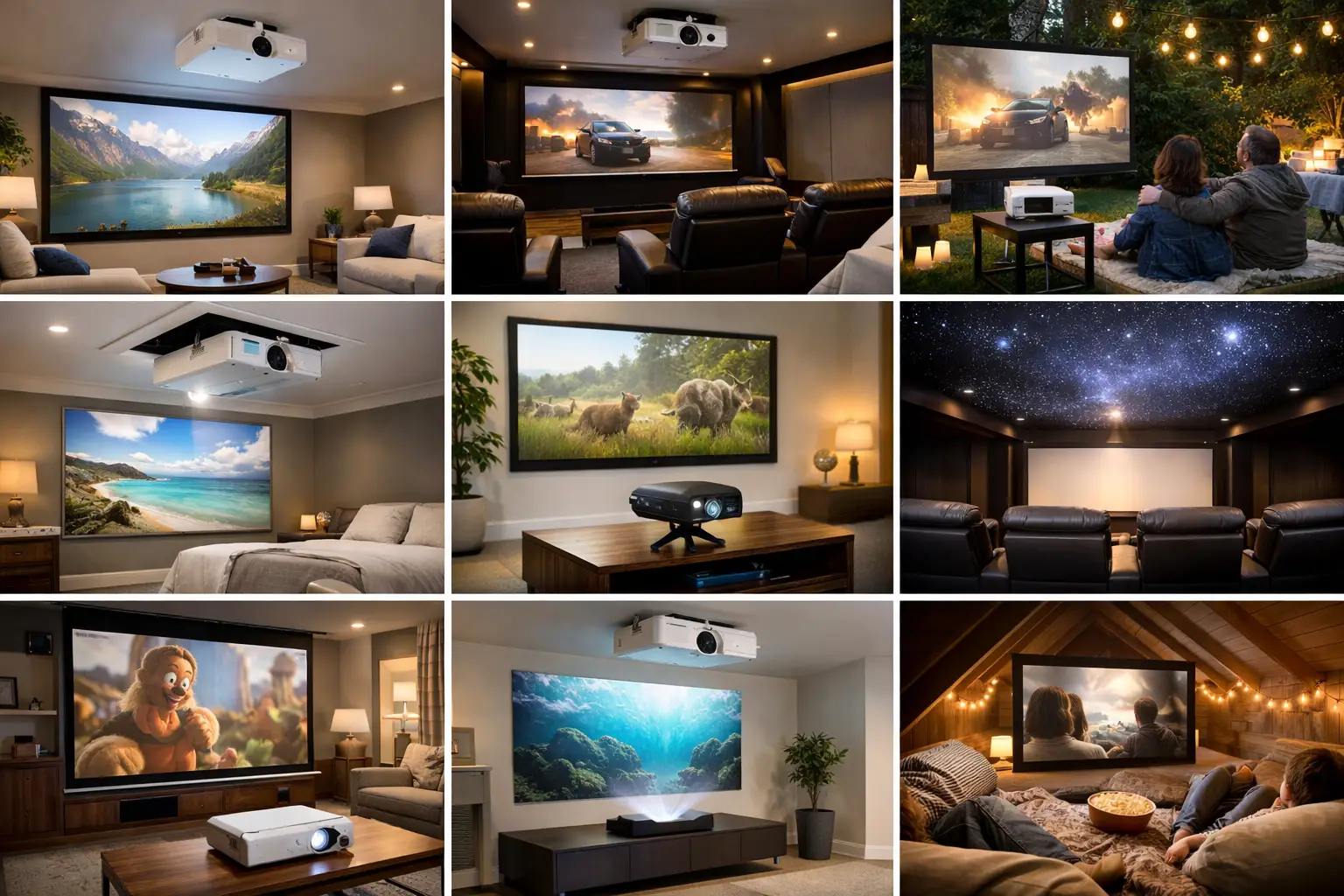 9 Home Projector Installation Ideas