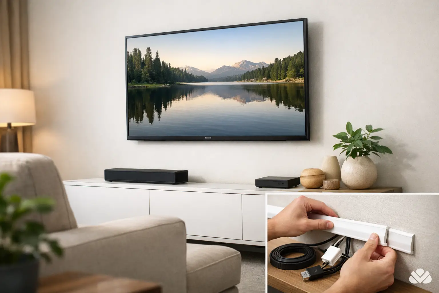 How to Hide TV Cables the Clean, Safe Way