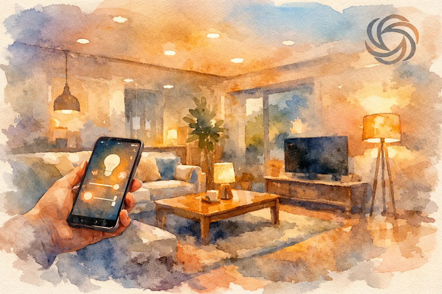 Lighting Control Retrofit Example at Home