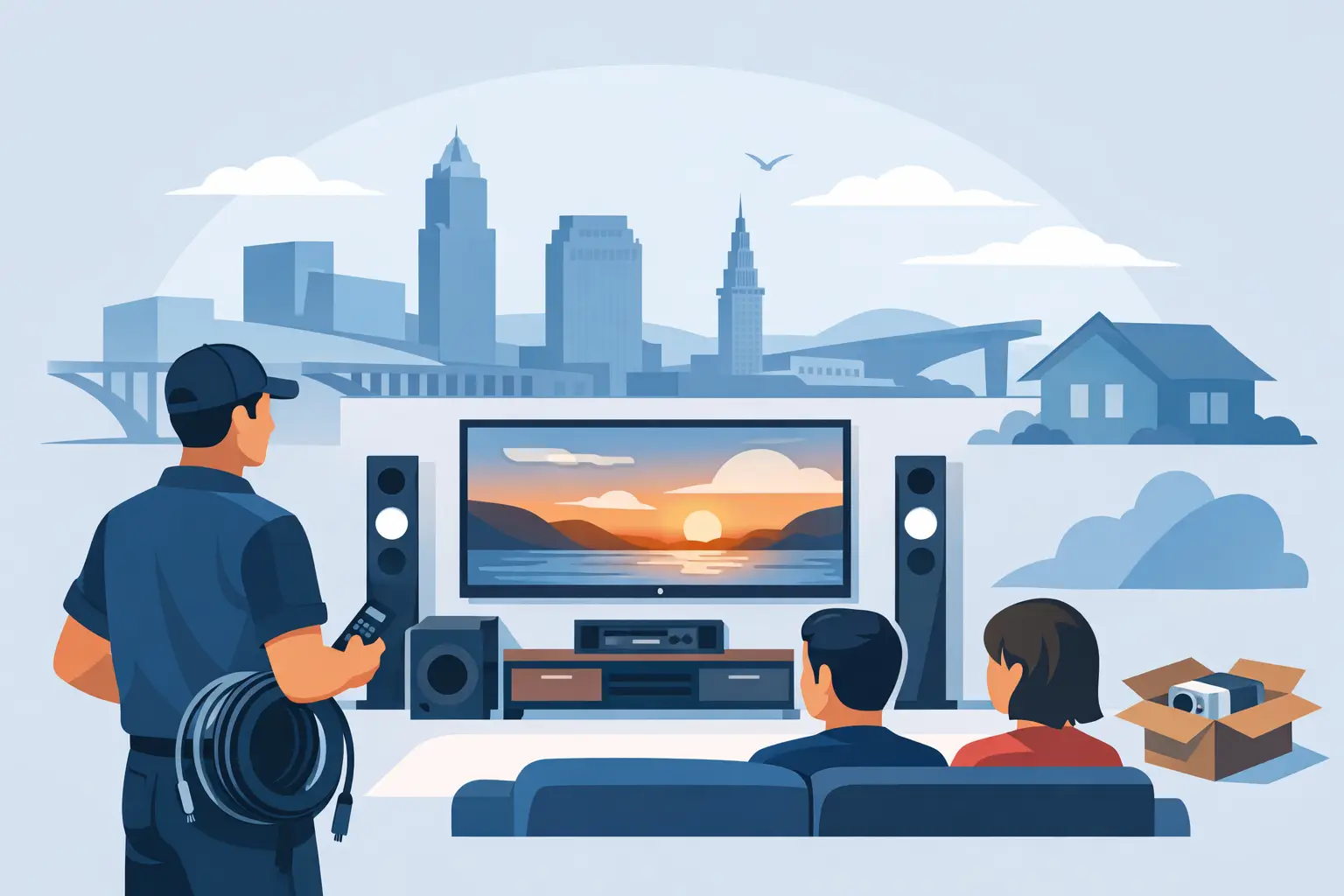 Cleveland Home Theater Installation That Feels Easy