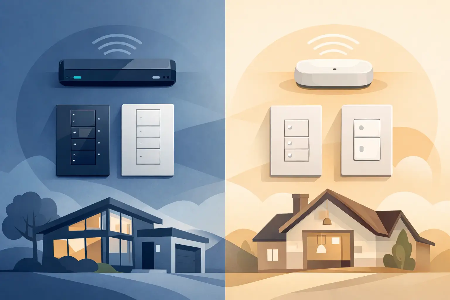 RadioRA 3 vs Caséta for Custom Homes and Upgrades