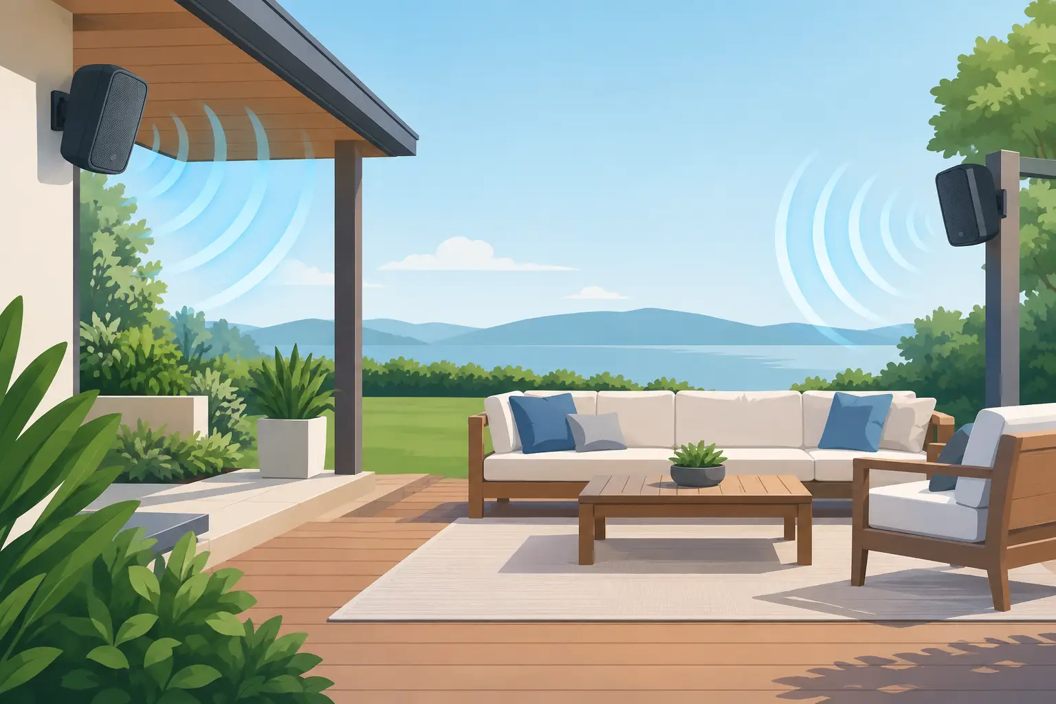 How to Position Outdoor Speakers for Clear Sound