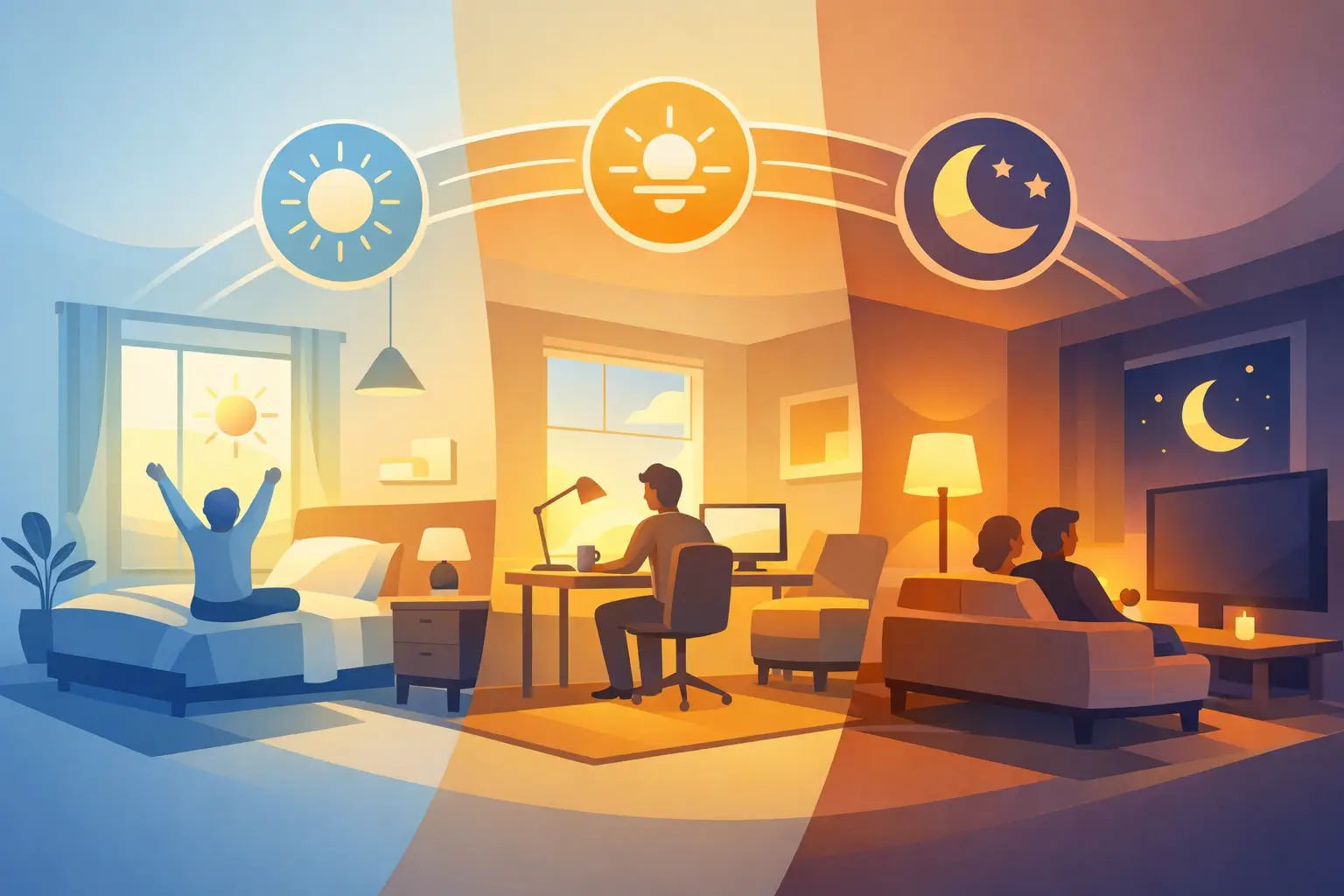 How to Program Lighting Scenes That Fit Your Day