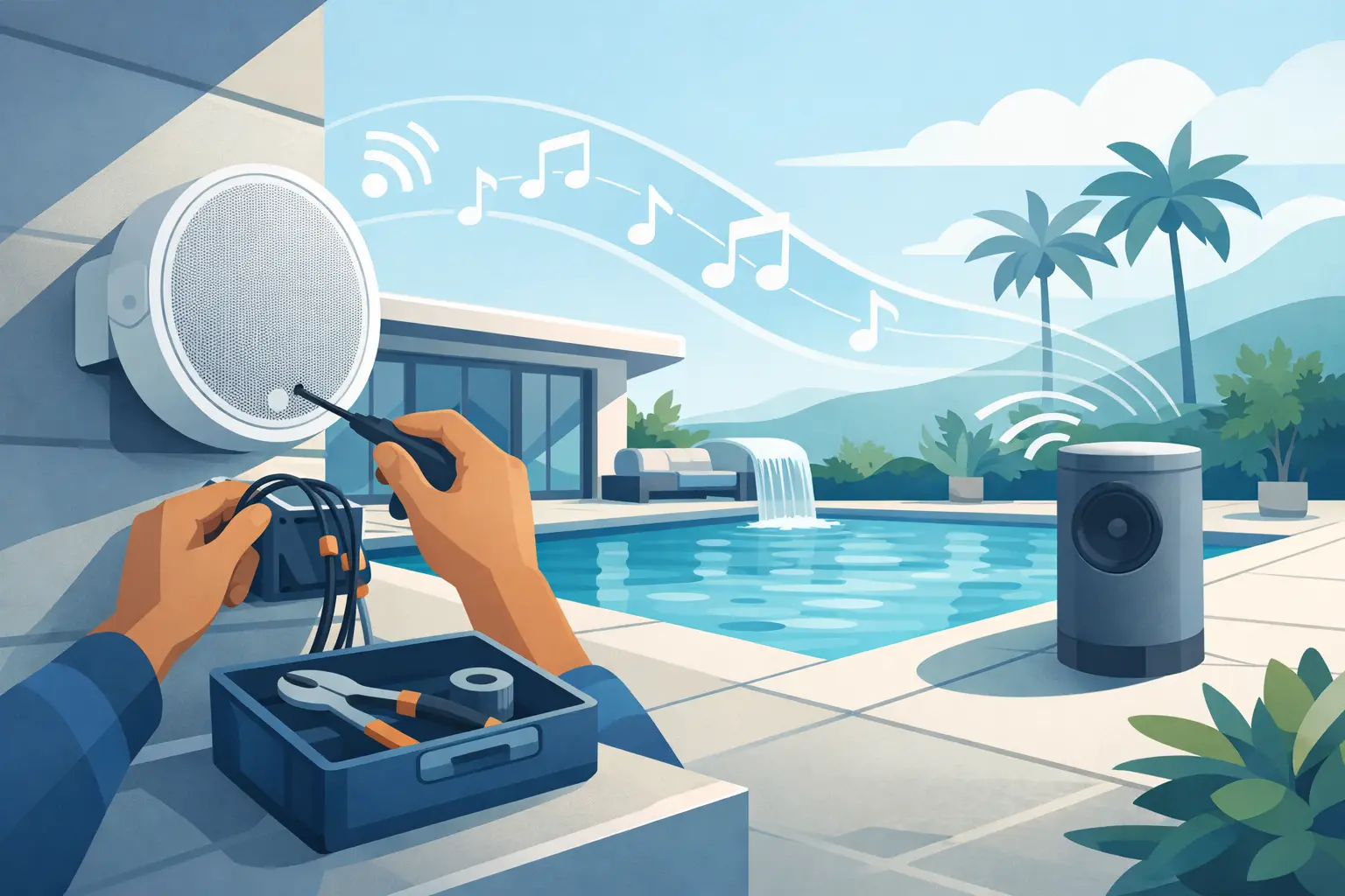 Pool Audio System Installation That Sounds Right
